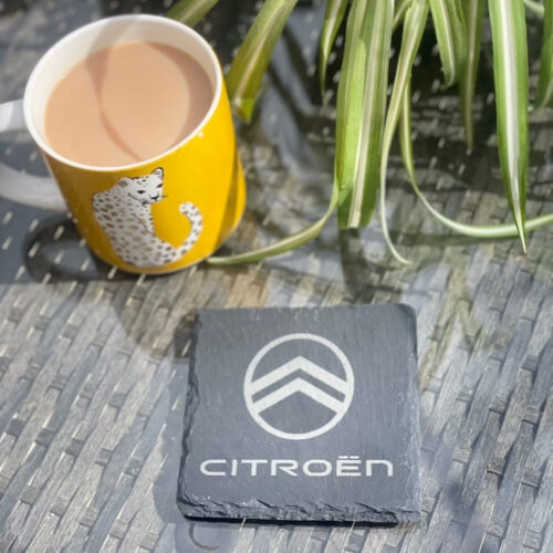Citroen Slate Coaster – Engraved Natural Slate Car Gift