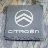 Citroen_logo_slate_coaster_2 Citroen Slate Coaster – Engraved Natural Slate Car Gift