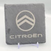 Citroen_logo_slate_coaster_6 Citroen Slate Coaster – Engraved Natural Slate Car Gift