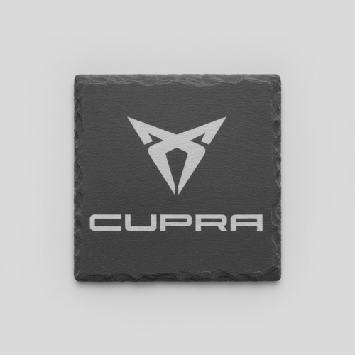 Cupra_slate_Coaster_3 Cupra Slate Coaster – Engraved Natural Slate Car Gift