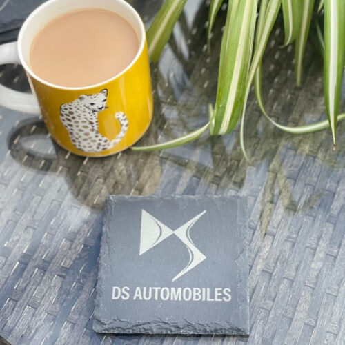 DS_Automobiles_slate_coaster_1 DS Automobiles Slate Coaster – Engraved Natural Slate Car Gift