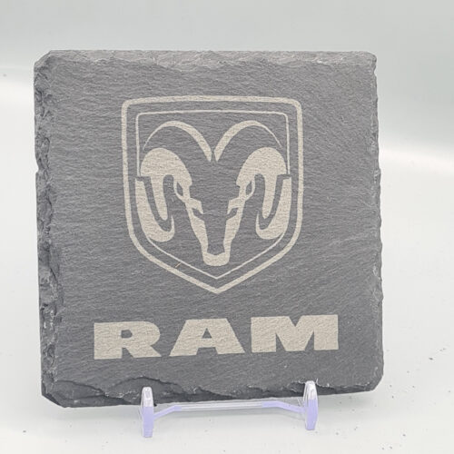Dodge RAM Slate Coaster – Engraved Natural Slate Truck Gift
