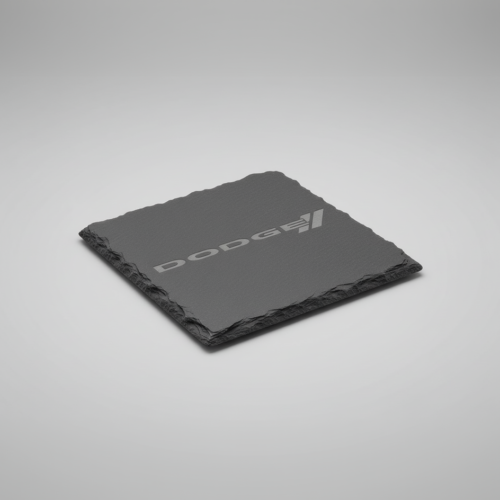 Dodge Slate Coaster – Engraved Natural Slate Car Gift