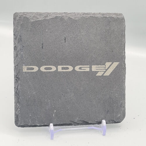 Dodge Slate Coaster – Engraved Natural Slate Car Gift