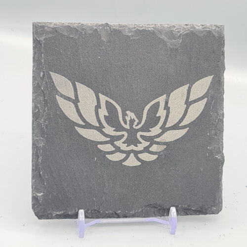 Firebird_Trans_Am_slate_Coaster_5 Firebird TransAm Slate Coaster – Engraved Natural Slate Car Gift