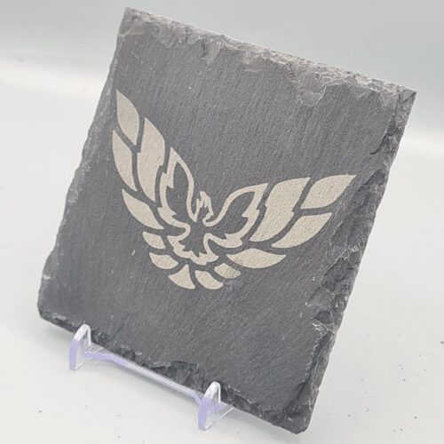 Firebird_Trans_Am_slate_Coaster_6 Firebird TransAm Slate Coaster – Engraved Natural Slate Car Gift