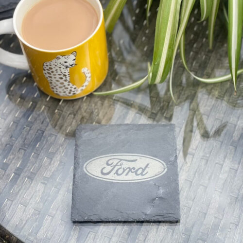 Ford_Slate_1 Ford Slate Coaster – Engraved Natural Slate Car Gift