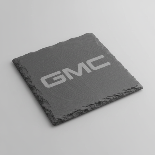 GMC Slate Coaster – Engraved Natural Slate Truck Gift