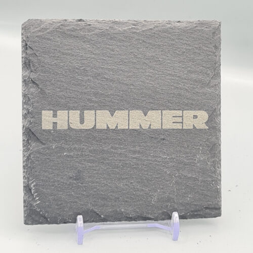 Hummer Slate Coaster – Engraved Natural Slate Car Gift