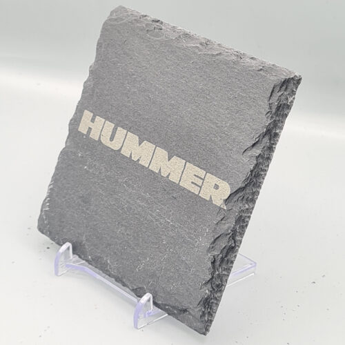 Hummer Slate Coaster – Engraved Natural Slate Car Gift