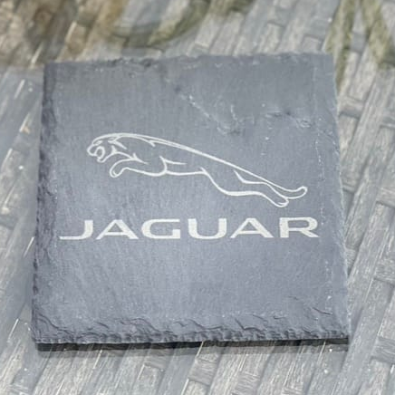 Jaguar_Slate_Coaster_2 Jaguar Slate Coaster – Engraved Natural Slate Car Gift