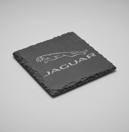 Jaguar_Slate_Coaster_3 Jaguar Slate Coaster – Engraved Natural Slate Car Gift