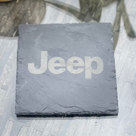 Jeep Slate Coaster – Engraved Natural Slate Car Gift