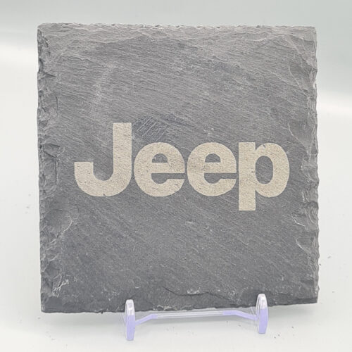 Jeep Slate Coaster – Engraved Natural Slate Car Gift