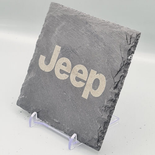 Jeep Slate Coaster – Engraved Natural Slate Car Gift
