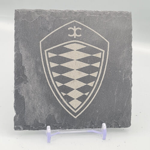 Koenigsegg_slate_coaster_5 Koenigsegg Slate Coaster – Engraved Natural Slate Hypercar Gift