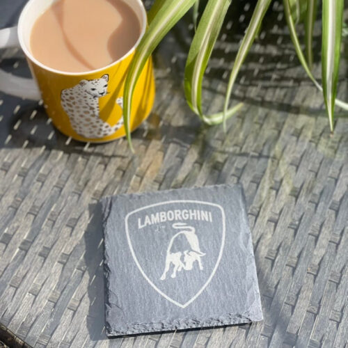 Lamborghini__Slate_Coaster_1 Lamborghini Slate Coaster – Engraved Natural Slate Car Gift