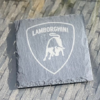 Lamborghini Slate Coaster – Engraved Natural Slate Car Gift