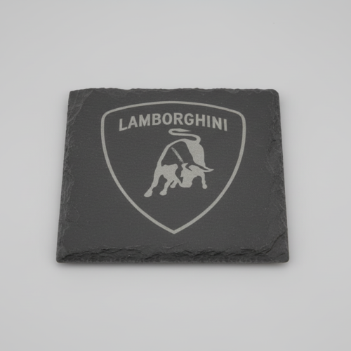 Lamborghini Slate Coaster – Engraved Natural Slate Car Gift