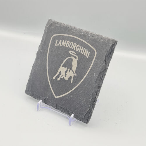 Lamborghini Slate Coaster – Engraved Natural Slate Car Gift