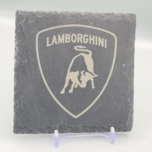 Lamborghini Slate Coaster – Engraved Natural Slate Car Gift