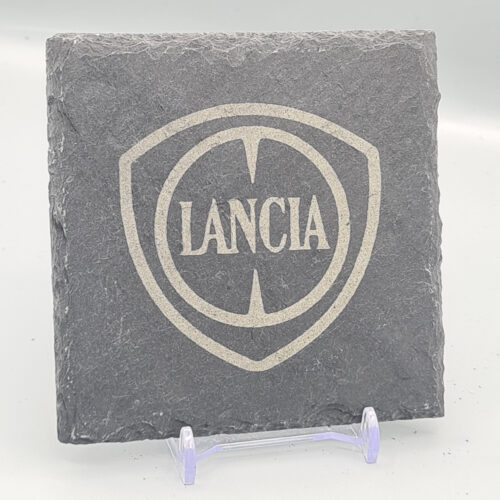 Lancia Slate Coaster – Engraved Natural Slate Car Gift