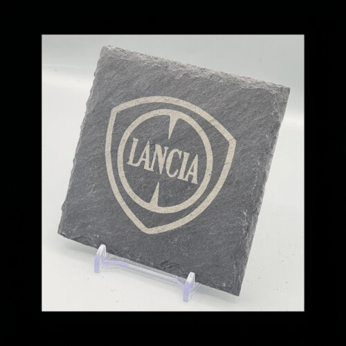 Lancia Slate Coaster – Engraved Natural Slate Car Gift