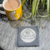Lotus_Slate_Coaster_1 Lotus Slate Coaster – Engraved Natural Slate Car Gift
