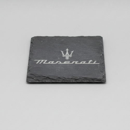 Maserati_slate_Coaster_3 Maserati Slate Coaster – Engraved Natural Slate Car Gift