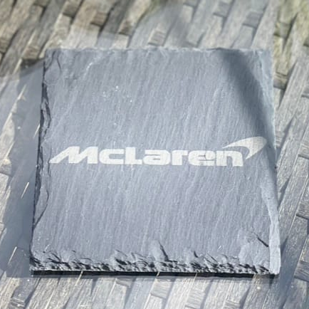 McLaren Slate Coaster – Engraved Natural Slate Car Gift