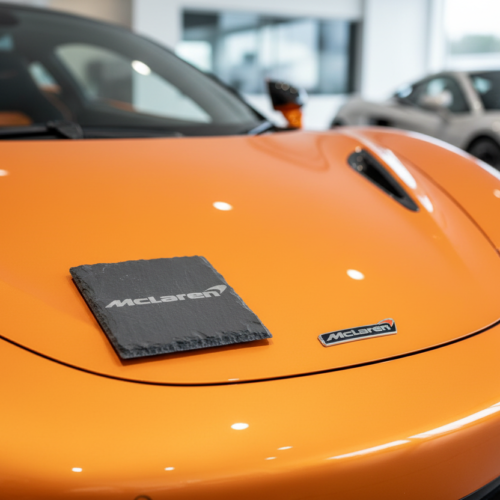 McLaren Slate Coaster – Engraved Natural Slate Car Gift