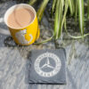Mercedes_Benz_slate_Coaster_1 Mercedes Benz Slate Coaster – Engraved Natural Slate Car Gift