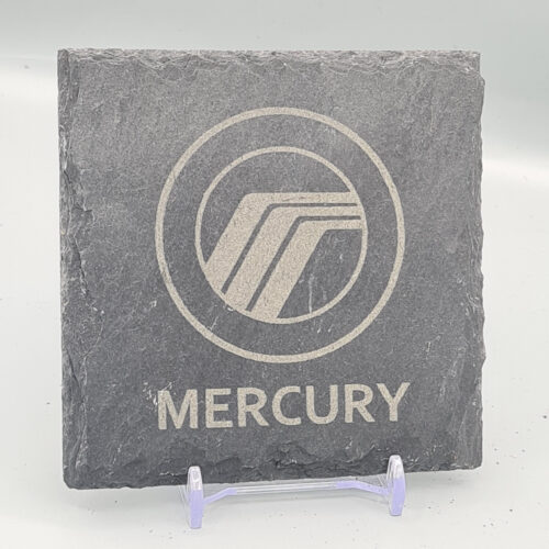 Mercury Slate Coaster – Engraved Natural Slate Car Gift
