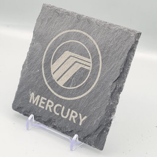 Mercury Slate Coaster – Engraved Natural Slate Car Gift