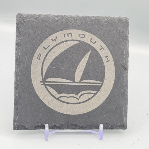 Plymouth_slate_Coaster_5 Plymouth Slate Coaster – Engraved Natural Slate Car Gift