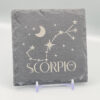 Scorpio_slate_coaster Scorpio Slate Coaster – Zodiac Star Sign Engraved Natural Slate Gift