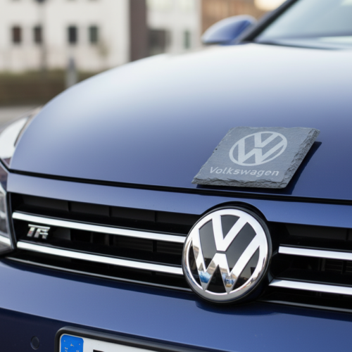 Volkswagen Slate Coaster – Engraved Natural Slate Car Gift