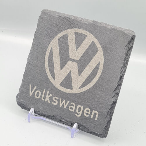 Volkswagen Slate Coaster – Engraved Natural Slate Car Gift