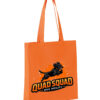 rl670_orange_ft Large Organic Cotton Tote Bag (with gusset)