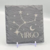 virgo_slate_coaster Virgo Slate Coaster – Zodiac Star Sign Engraved Natural Slate Gift